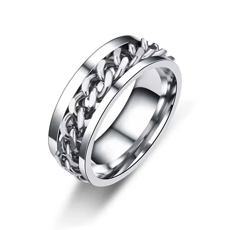 ROKX Chain Spinner Ring